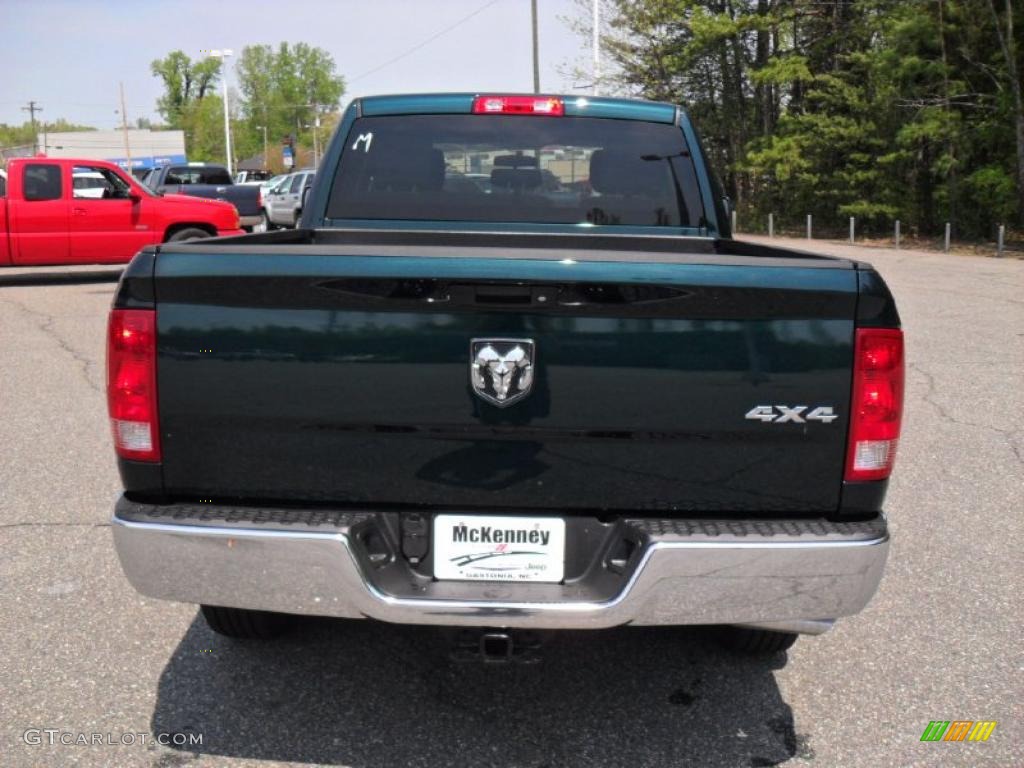 2011 Ram 1500 ST Quad Cab 4x4 - Hunter Green Pearl / Dark Slate Gray/Medium Graystone photo #3