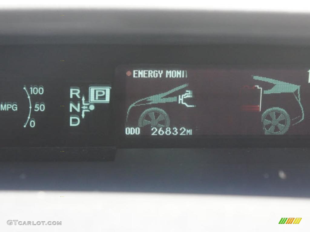 2010 Prius Hybrid IV - Black / Dark Gray photo #12