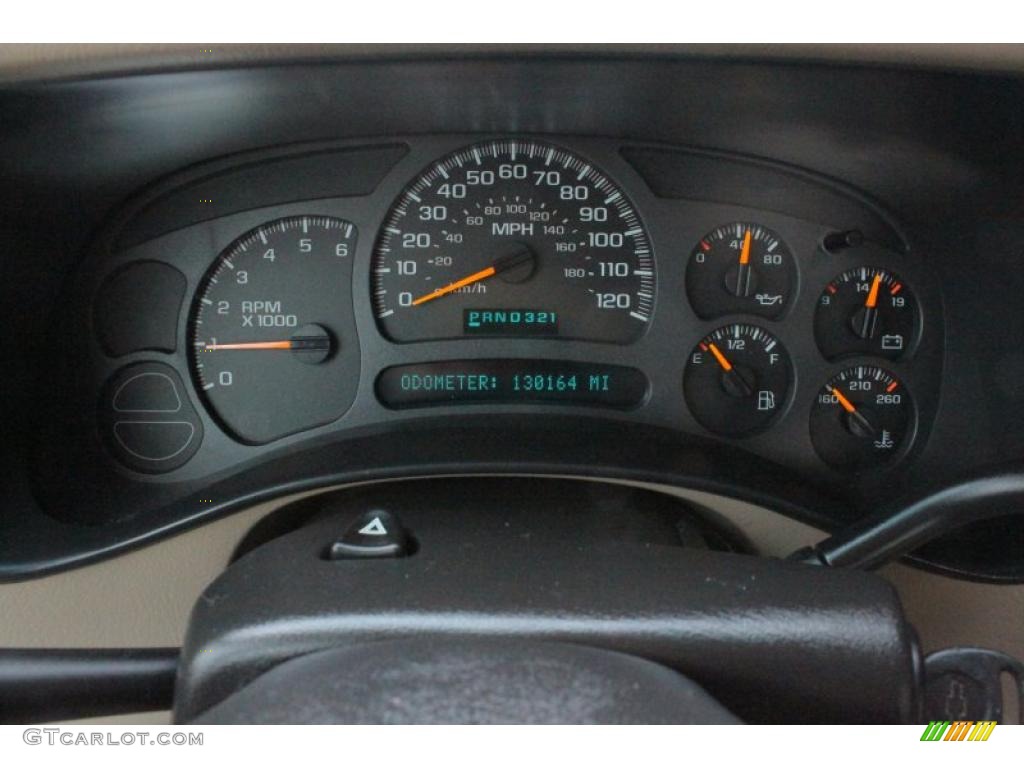 2003 Silverado 1500 LS Extended Cab - Summit White / Tan photo #8