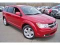 2010 Inferno Red Crystal Pearl Coat Dodge Journey SXT AWD  photo #3