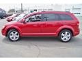2010 Inferno Red Crystal Pearl Coat Dodge Journey SXT AWD  photo #8