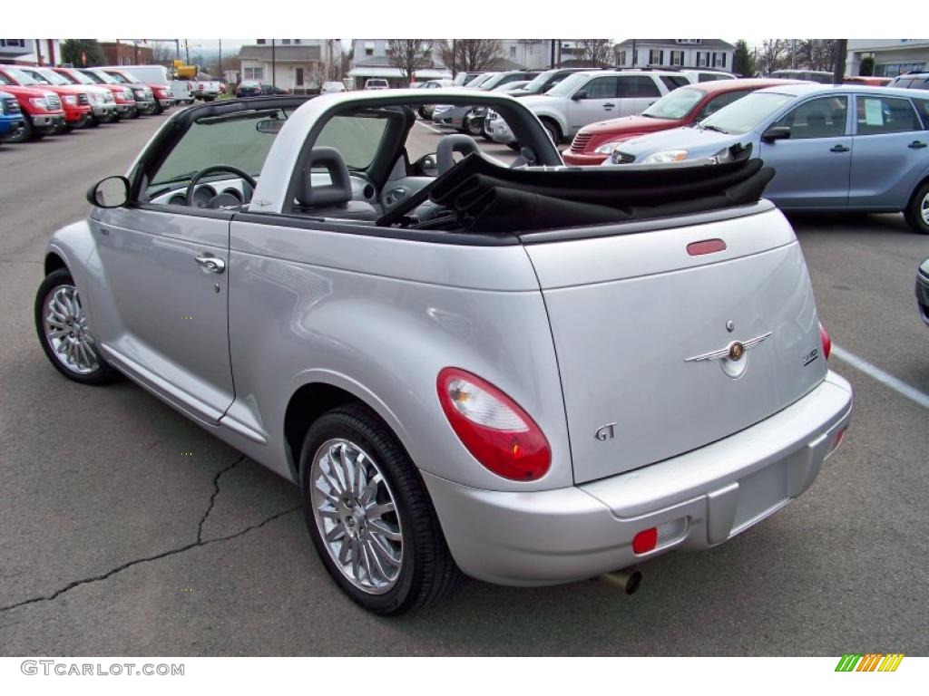 Bright Silver Metallic 2006 Chrysler PT Cruiser GT Convertible Exterior Photo #48272308