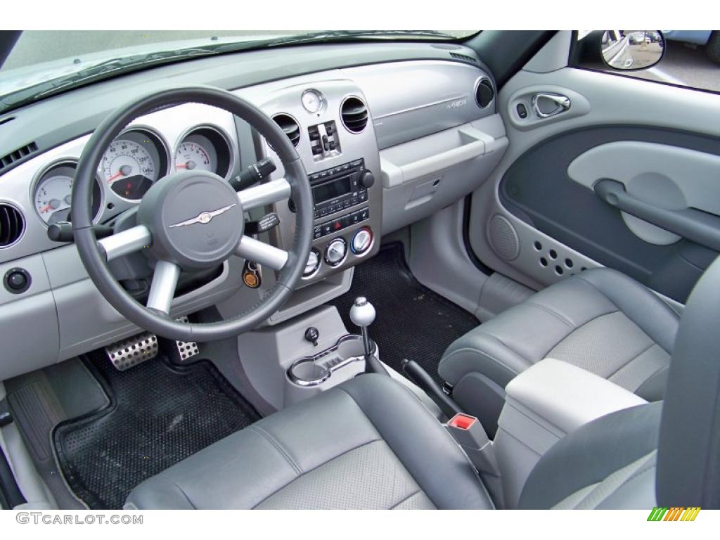 Pastel Slate Gray Interior 2006 Chrysler PT Cruiser GT Convertible Photo #48272377