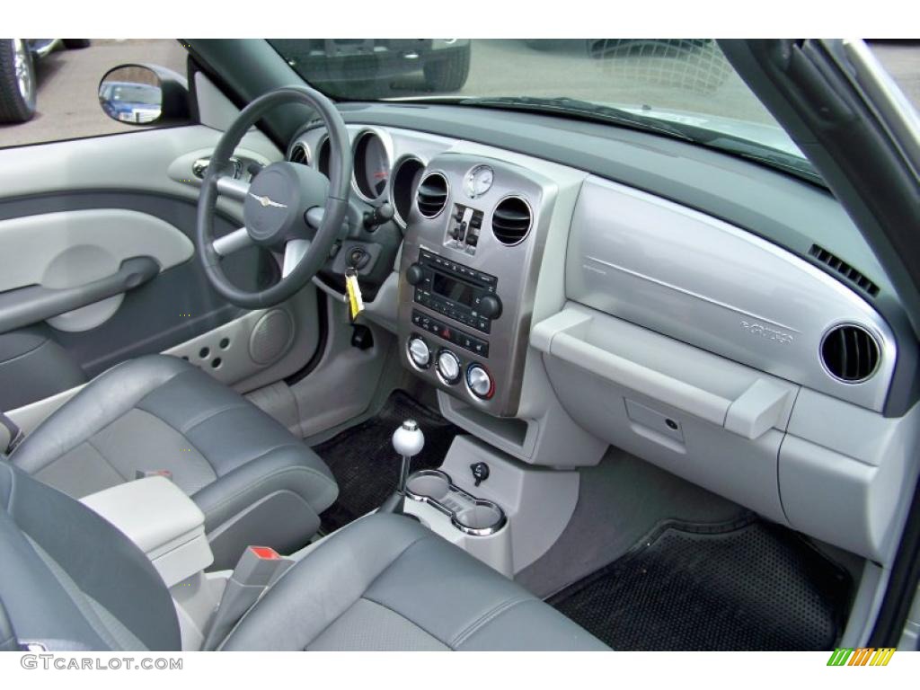 2006 Chrysler PT Cruiser GT Convertible Pastel Slate Gray Dashboard Photo #48272446