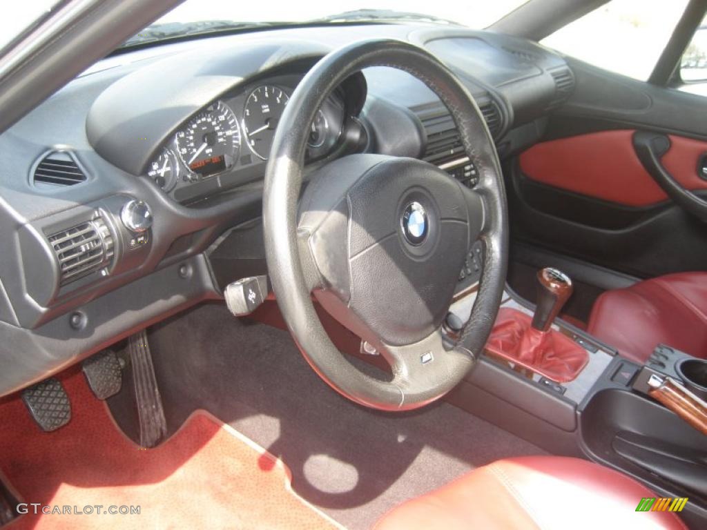 Tanin Red Interior 2000 BMW Z3 2.8 Coupe Photo #48272491
