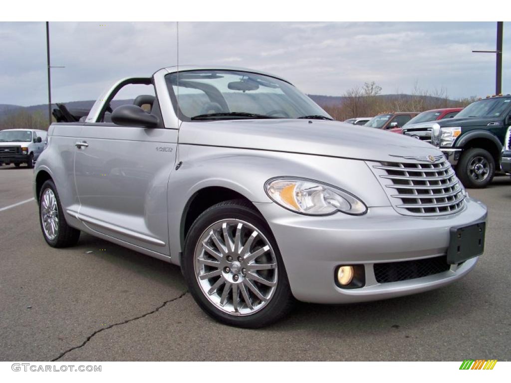Bright Silver Metallic 2006 Chrysler PT Cruiser GT Convertible Exterior Photo #48272504