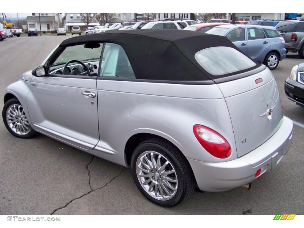 Bright Silver Metallic 2006 Chrysler PT Cruiser GT Convertible Exterior Photo #48272530