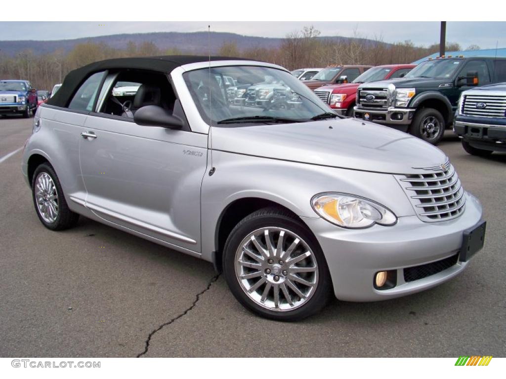 Bright Silver Metallic 2006 Chrysler PT Cruiser GT Convertible Exterior Photo #48272557