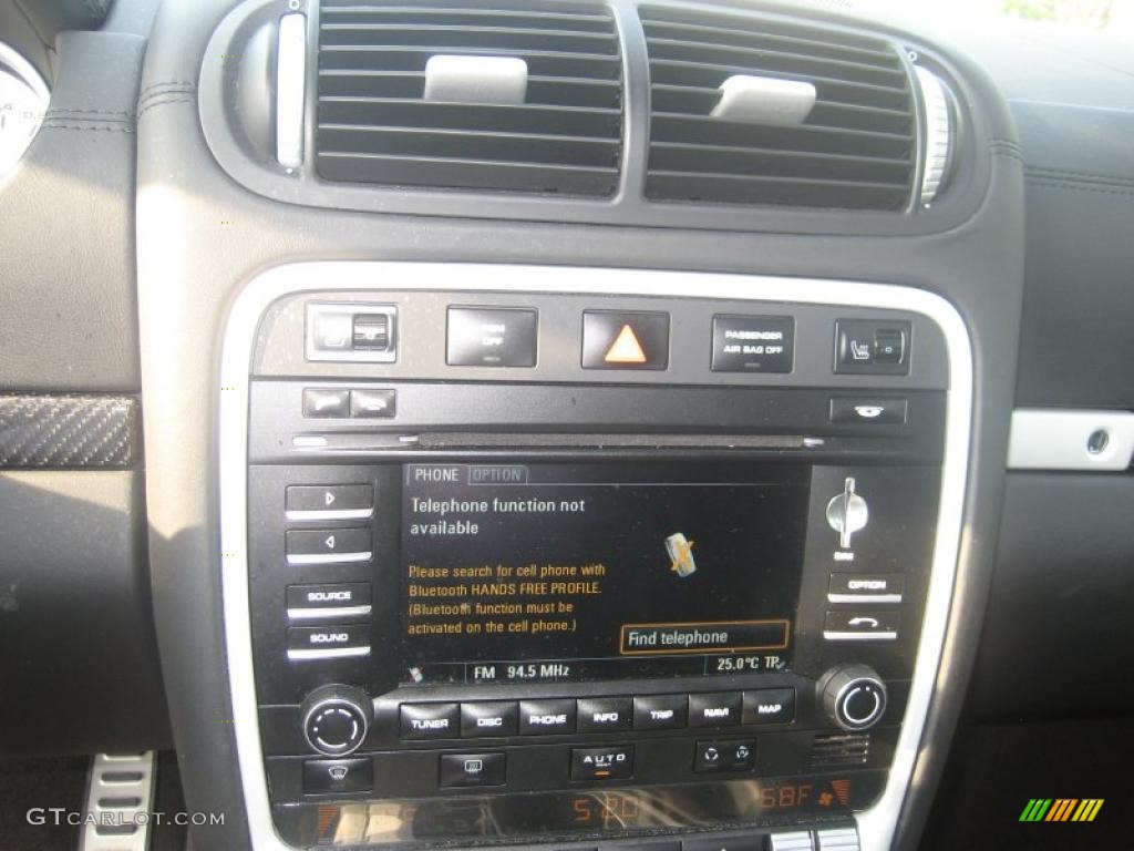 2009 Cayenne Turbo S - Basalt Black Metallic / Black w/Alcantara photo #16