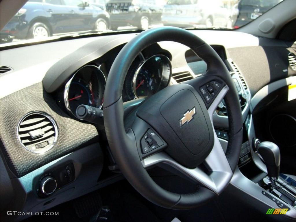 2011 Cruze LTZ - Silver Ice Metallic / Jet Black Leather photo #10