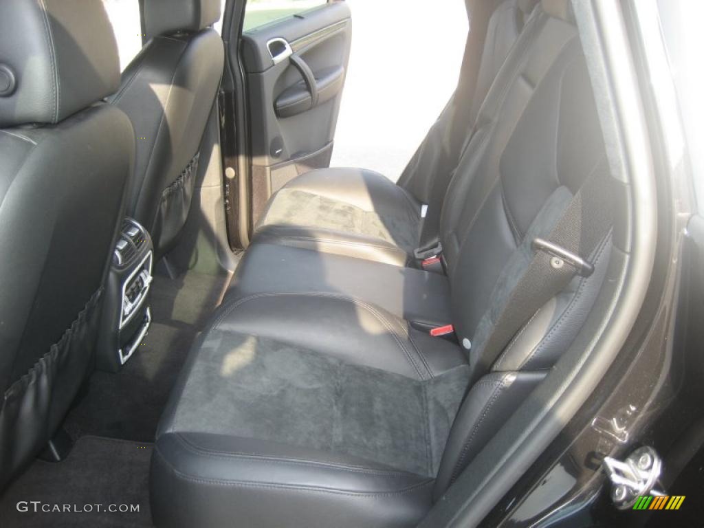 Black w/Alcantara Interior 2009 Porsche Cayenne Turbo S Photo #48273157