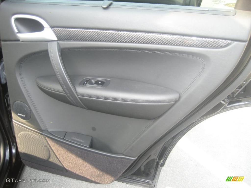 2009 Porsche Cayenne Turbo S Black w/Alcantara Door Panel Photo #48273184