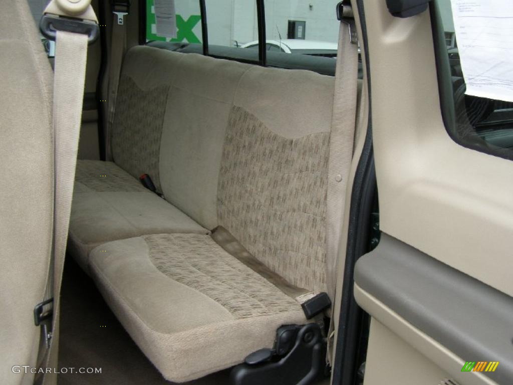 2000 F350 Super Duty XLT Extended Cab 4x4 - Woodland Green Metallic / Medium Parchment photo #8