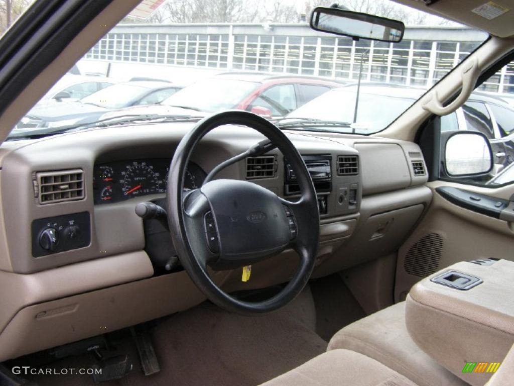 2000 F350 Super Duty XLT Extended Cab 4x4 - Woodland Green Metallic / Medium Parchment photo #9