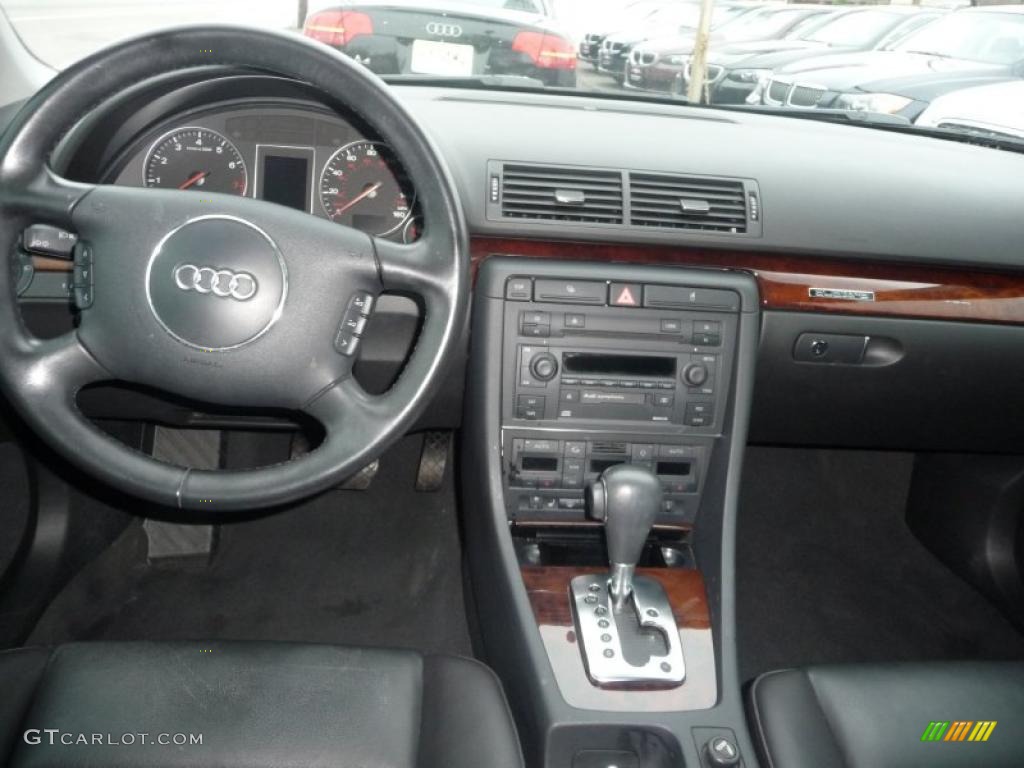 2005 Audi A4 3.0 quattro Sedan Ebony Dashboard Photo #48274510