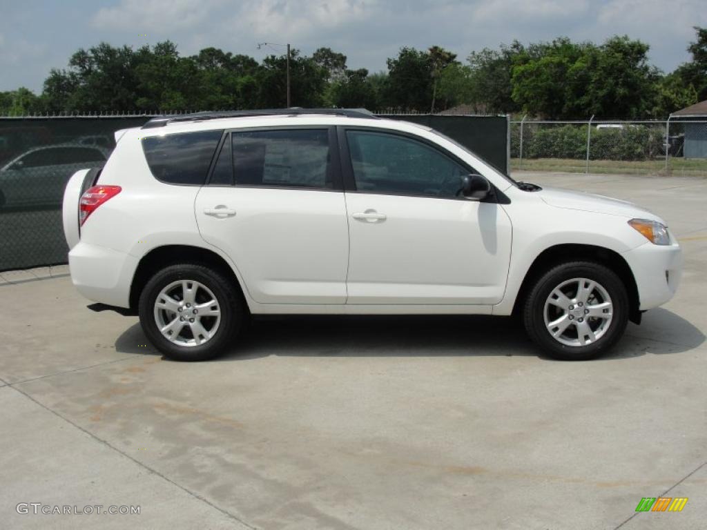 2011 RAV4 I4 - Super White / Sand Beige photo #2