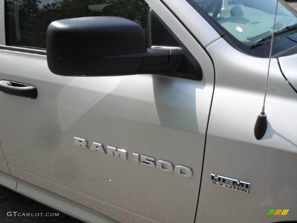 2011 Ram 1500 ST Crew Cab - Bright Silver Metallic / Dark Slate Gray/Medium Graystone photo #21