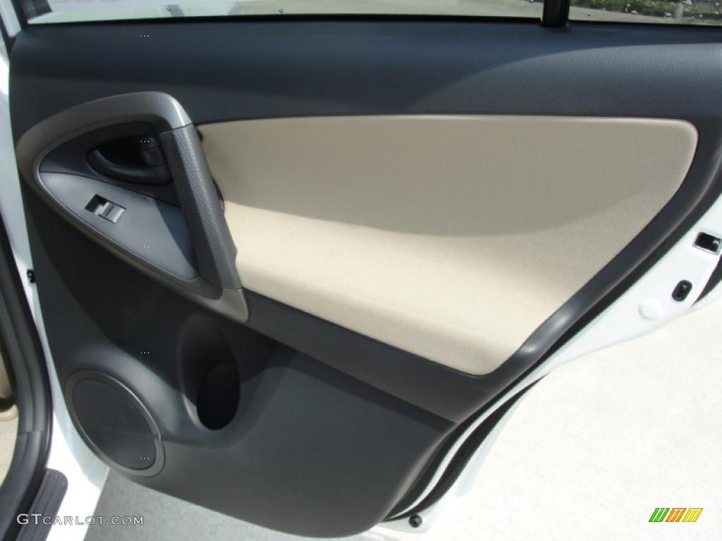 2011 Toyota RAV4 I4 Sand Beige Door Panel Photo #48275215