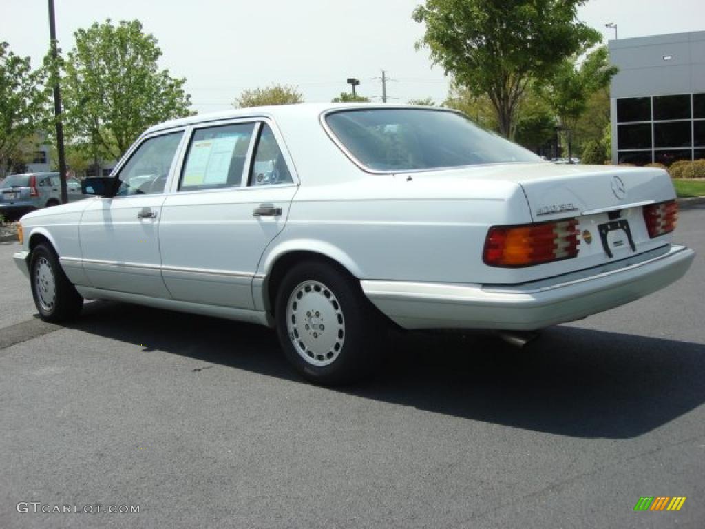 Arctic White 1991 Mercedes-Benz S Class 420 SEL Exterior Photo #48275269