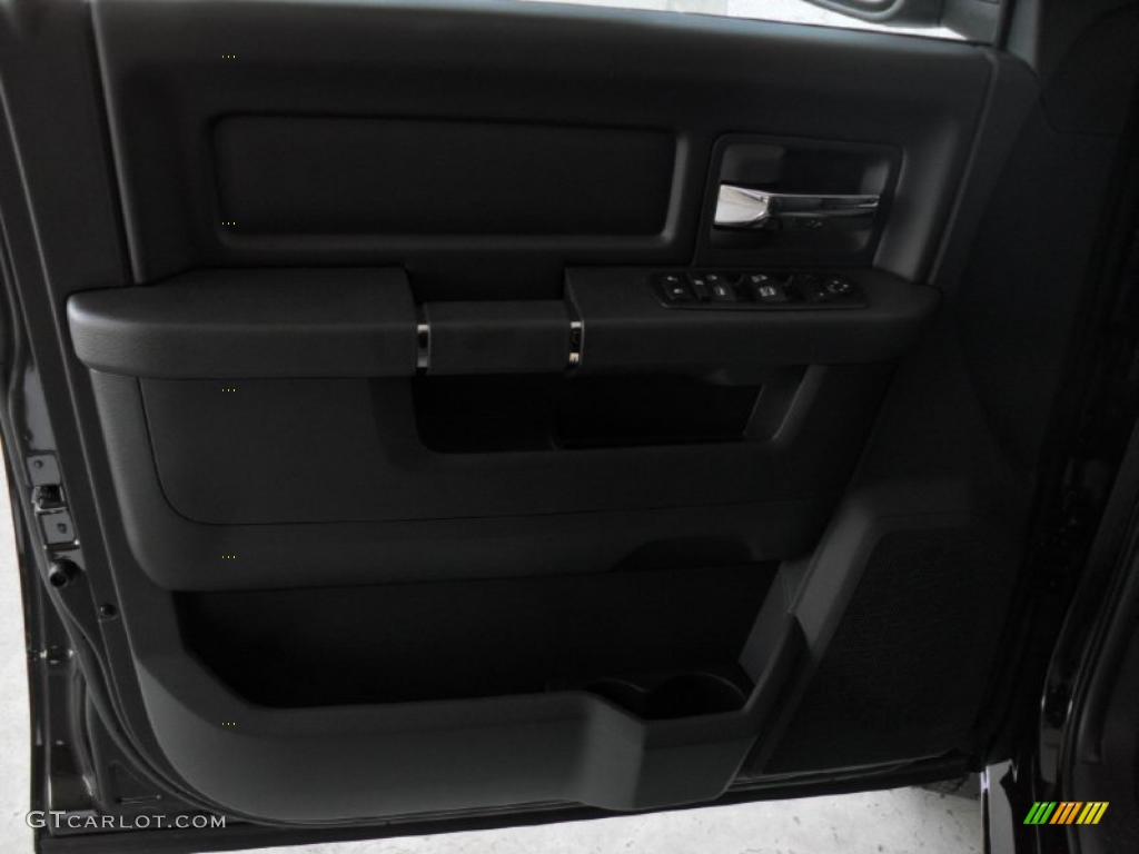 2011 Ram 1500 Sport Quad Cab - Brilliant Black Crystal Pearl / Dark Slate Gray photo #9