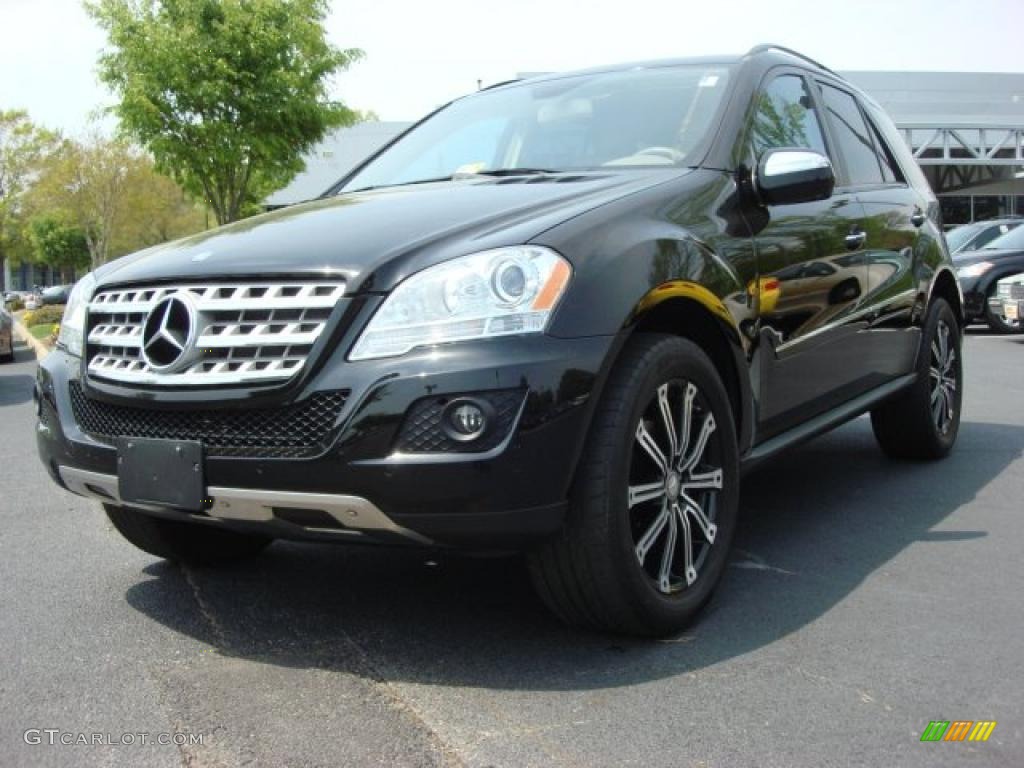 Black 2009 Mercedes-Benz ML 350 4Matic Exterior Photo #48275668
