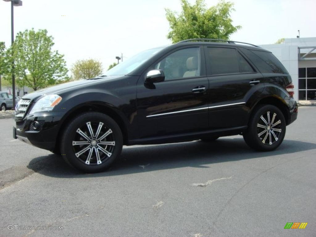 Black 2009 Mercedes-Benz ML 350 4Matic Exterior Photo #48275683