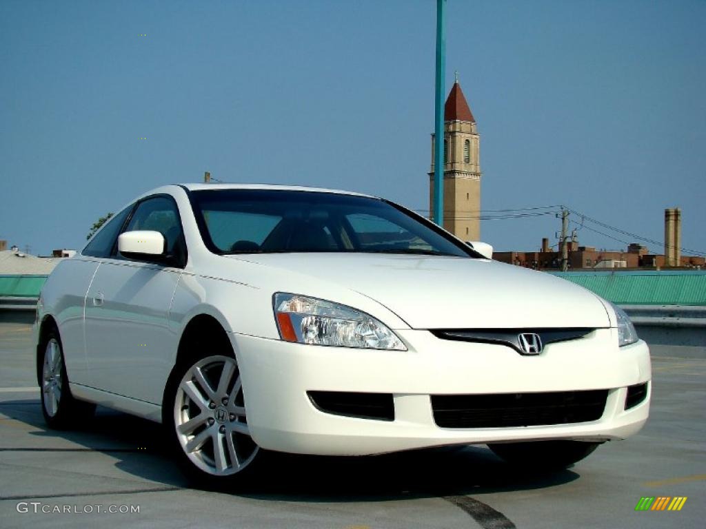 Taffeta White 2005 Honda Accord EX V6 Coupe Exterior Photo #48276145