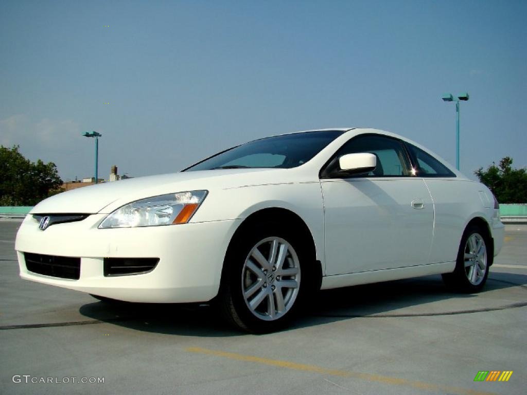 Taffeta White 2005 Honda Accord EX V6 Coupe Exterior Photo #48276169