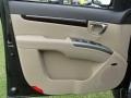 Beige 2011 Hyundai Santa Fe Limited Door Panel