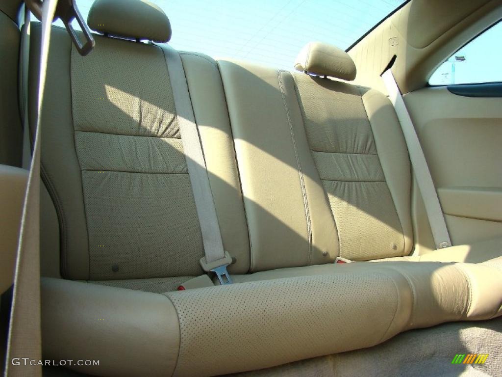 Ivory Interior 2005 Honda Accord EX V6 Coupe Photo #48276664