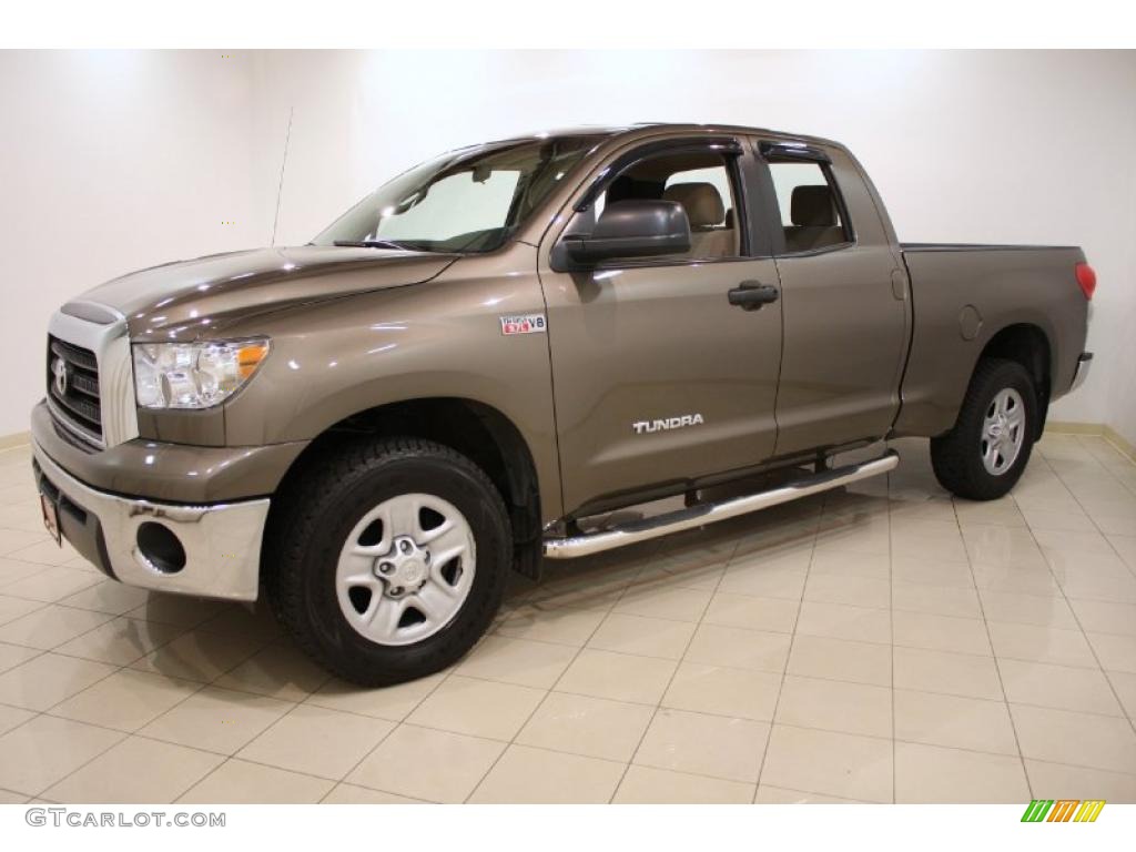 2009 Tundra Double Cab 4x4 - Pyrite Tan Mica / Sand photo #3