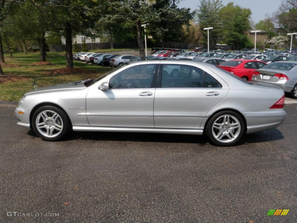 Brilliant Silver Metallic 2005 Mercedes-Benz S 55 AMG Sedan Exterior Photo #48276718