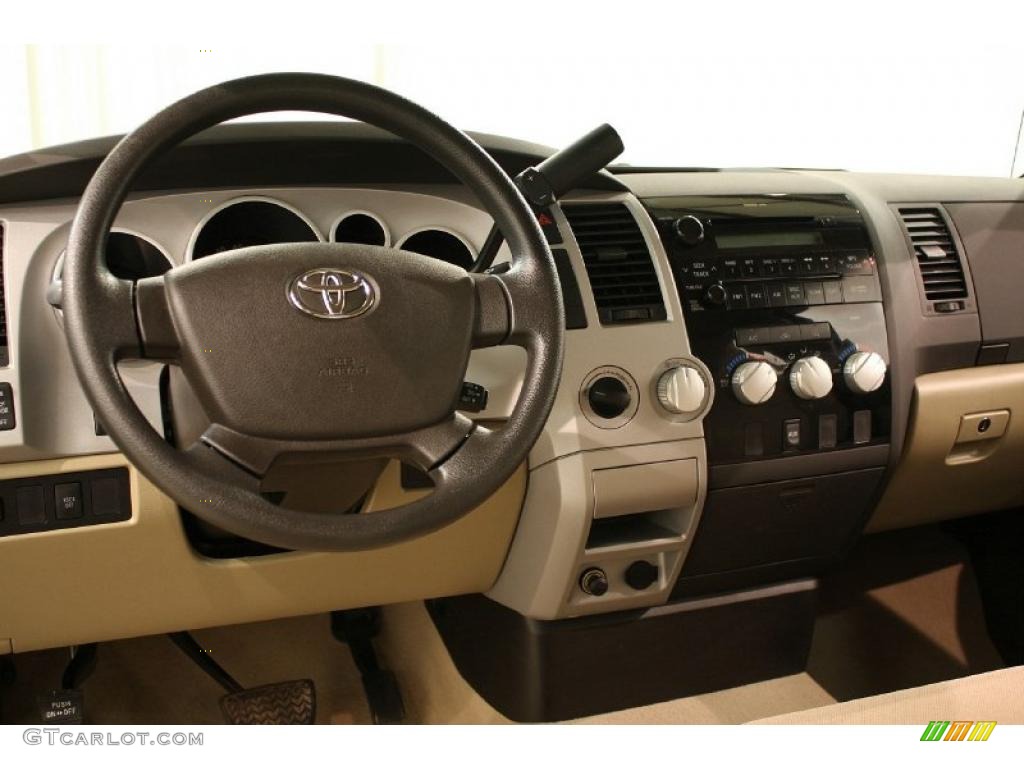 2009 Tundra Double Cab 4x4 - Pyrite Tan Mica / Sand photo #9