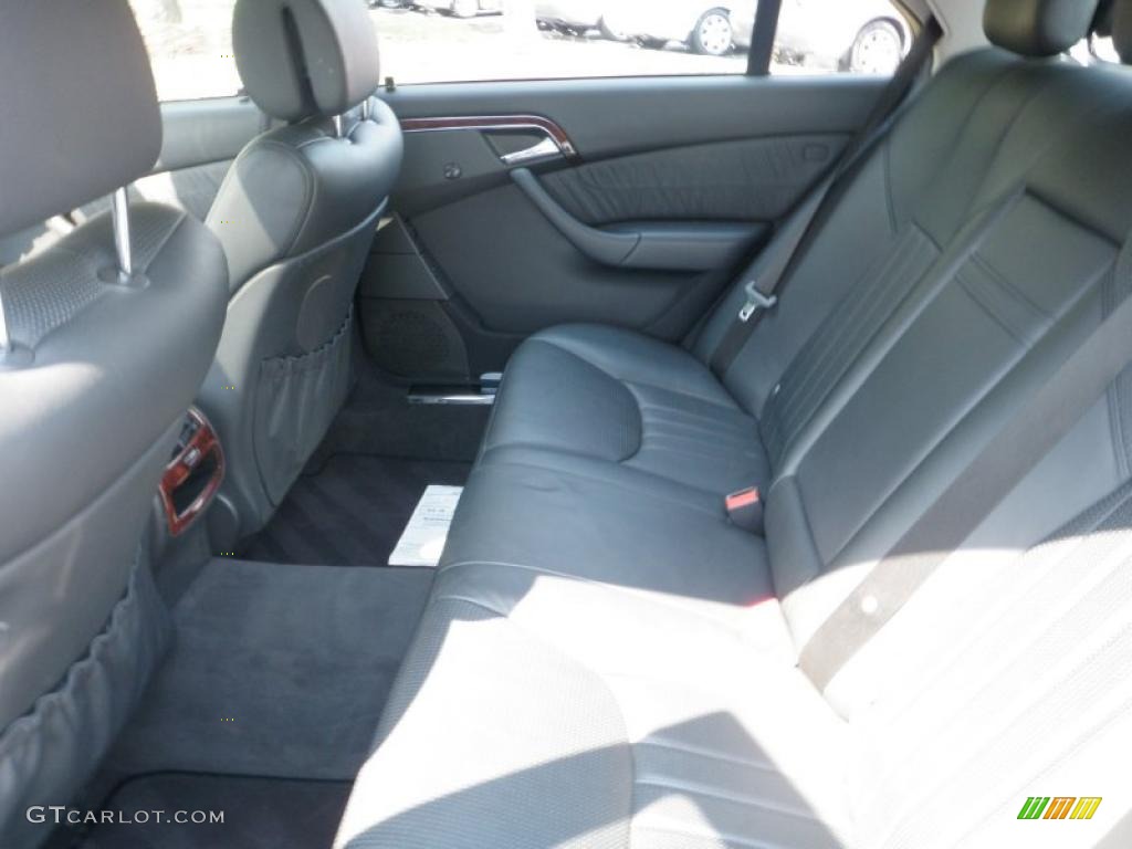 Charcoal Interior 2005 Mercedes-Benz S 55 AMG Sedan Photo #48276883