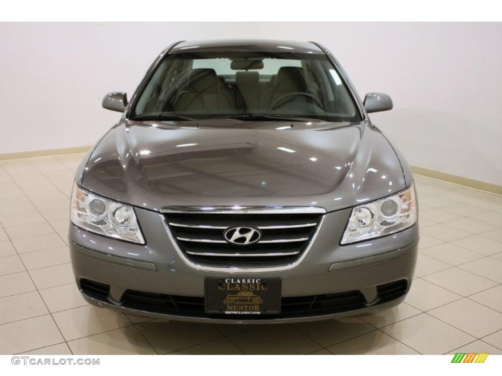 2010 Sonata GLS - Willow Gray / Gray photo #2