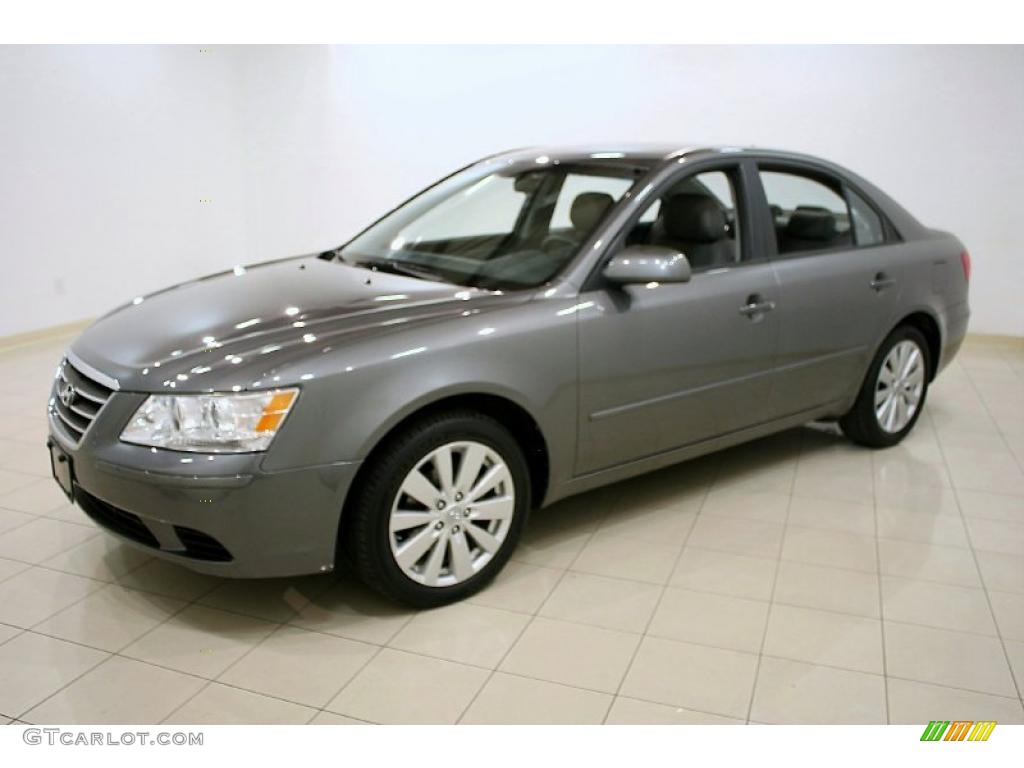 2010 Sonata GLS - Willow Gray / Gray photo #3