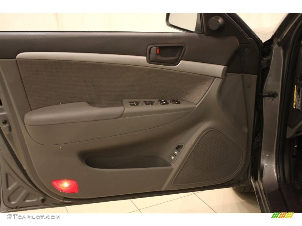 2010 Sonata GLS - Willow Gray / Gray photo #5