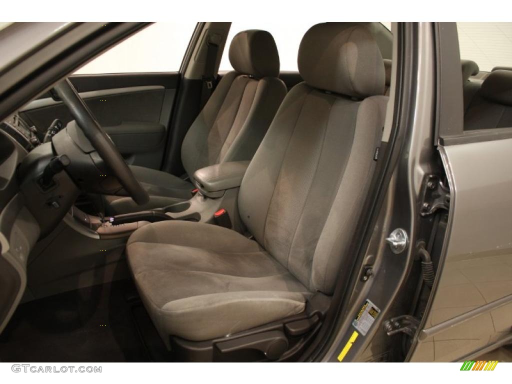 2010 Sonata GLS - Willow Gray / Gray photo #6