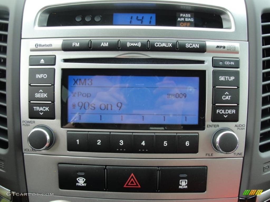 2011 Hyundai Santa Fe SE Controls Photo #48277084