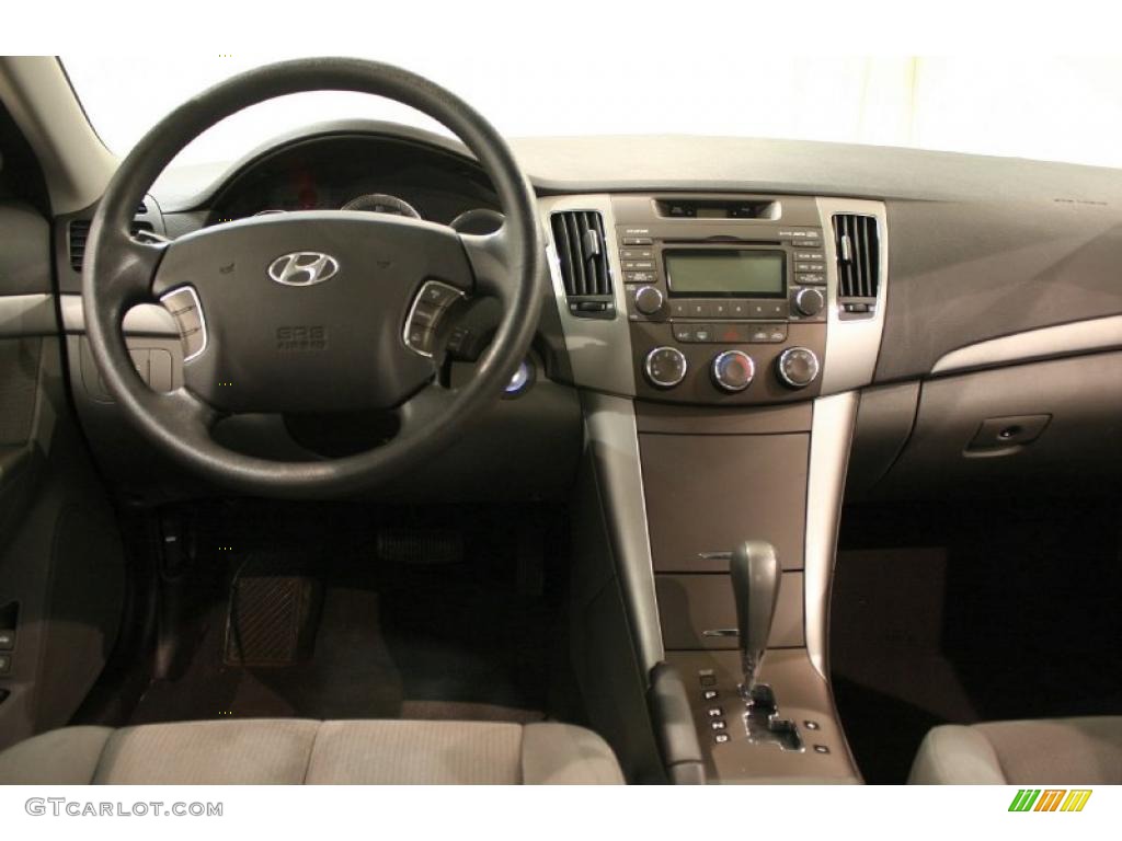 2010 Sonata GLS - Willow Gray / Gray photo #14