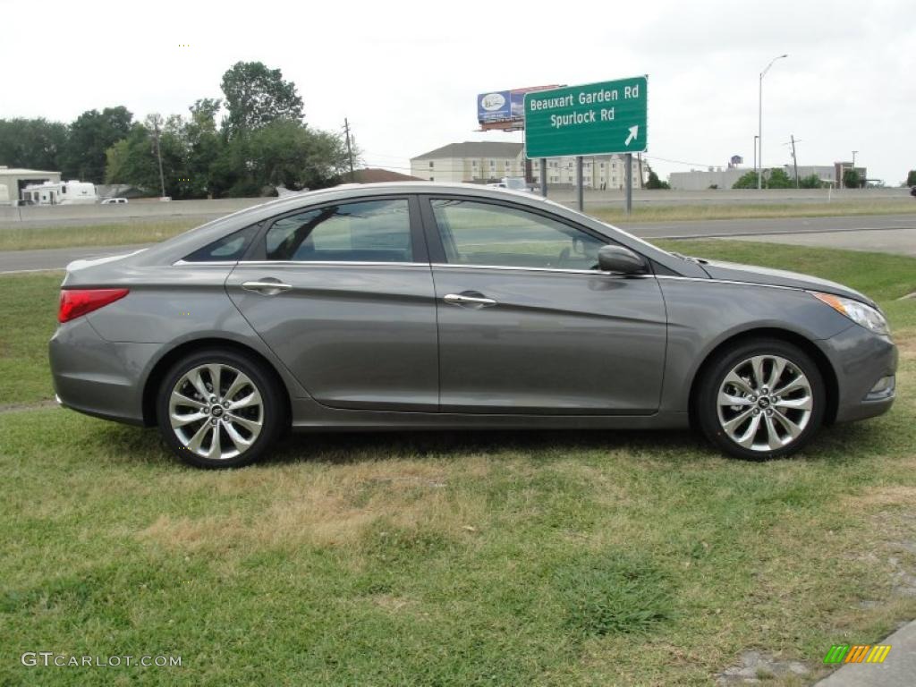 Harbor Gray Metallic 2011 Hyundai Sonata SE Exterior Photo #48277234