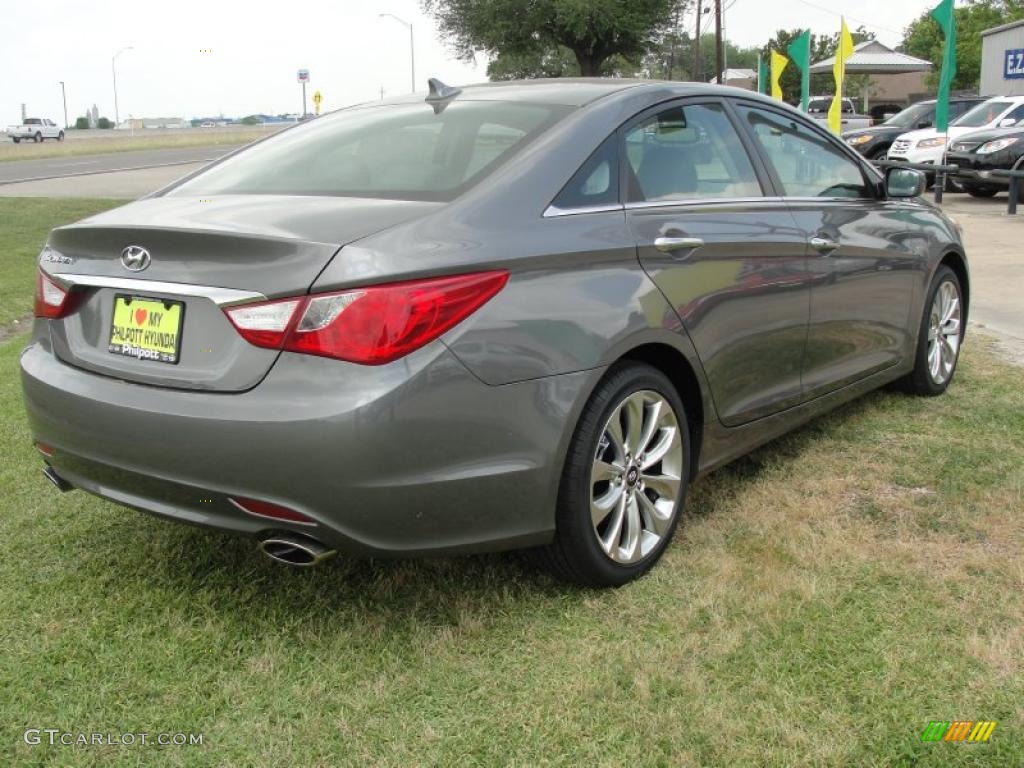 Harbor Gray Metallic 2011 Hyundai Sonata SE Exterior Photo #48277252