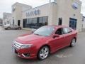 2010 Sangria Red Metallic Ford Fusion Sport  photo #1