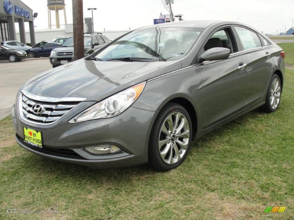 Harbor Gray Metallic 2011 Hyundai Sonata SE Exterior Photo #48277324