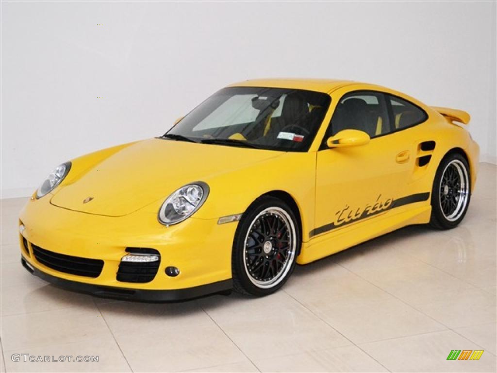 Speed Yellow 2007 Porsche 911 Turbo Coupe Exterior Photo #48277384