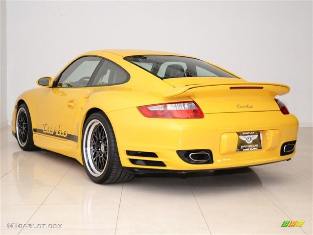 Speed Yellow 2007 Porsche 911 Turbo Coupe Exterior Photo #48277444