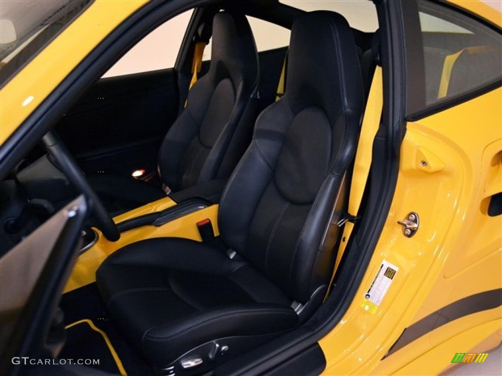 Black Interior 2007 Porsche 911 Turbo Coupe Photo #48277576