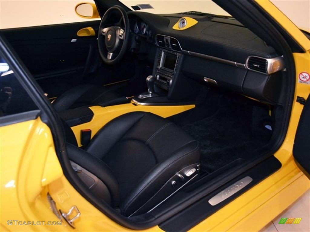 2007 911 Turbo Coupe - Speed Yellow / Black photo #15