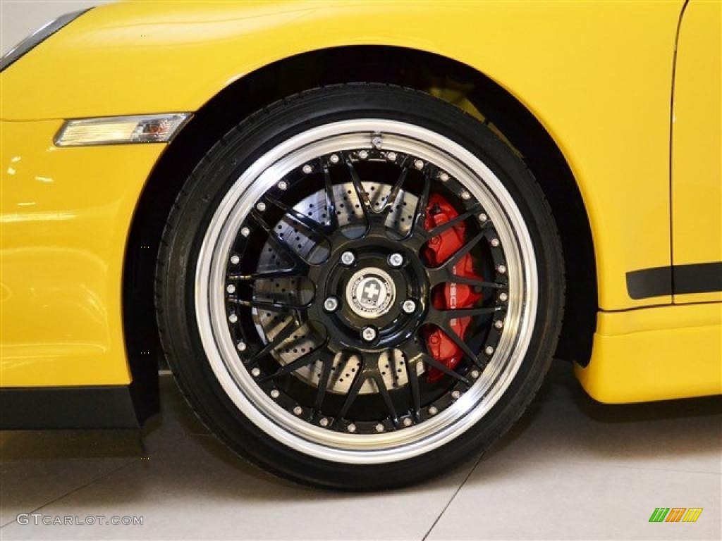 2007 911 Turbo Coupe - Speed Yellow / Black photo #19