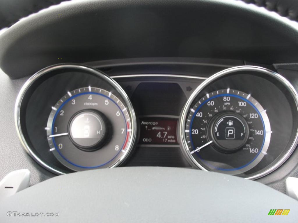 2011 Hyundai Sonata SE Gauges Photo #48277720